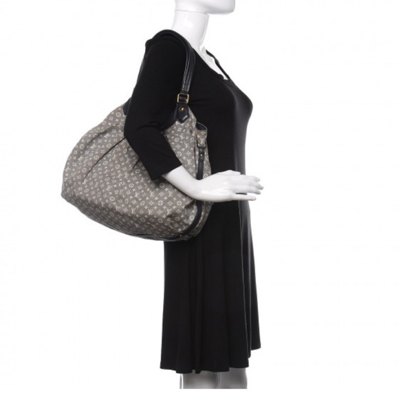 LOUIS VUITTON MINI LIN IDYLLE FANTAISIE HOBO BLUE MONOGRAM LARGE SHOULDER BAG - Picture 12 of 17